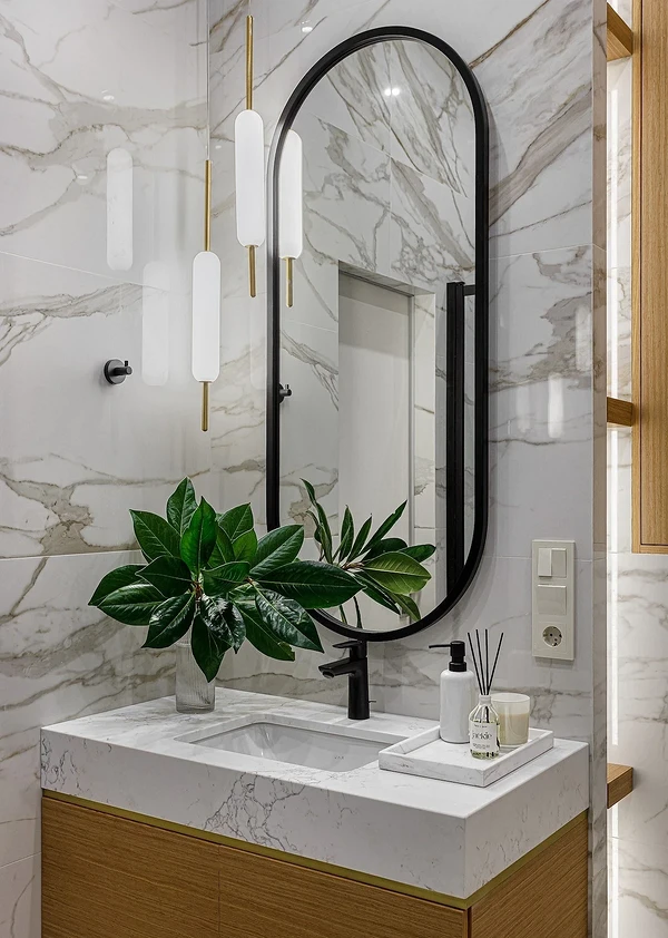 7 эффектных приемов для декора ванной комнаты из проектов профи