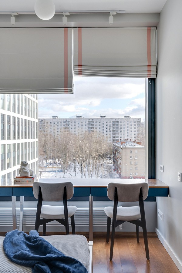 Яркая и функциональная квартира 72 кв. м в Москве для семьи с тремя дочками 