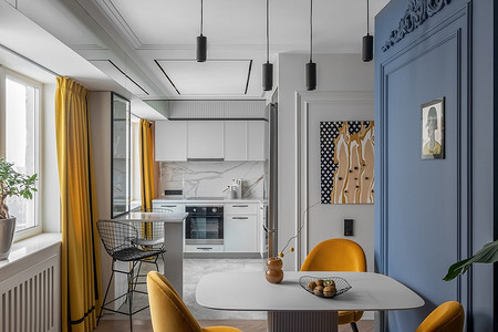 Потрясающее до и после: как дизайнер преобразила старую двушку в доме 1974 года