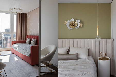 «Великий Гэтсби» в обычной новостройке: квартира с настроением ар-деко для семьи 