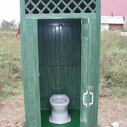 Идеи дачного туалета (64 фото)