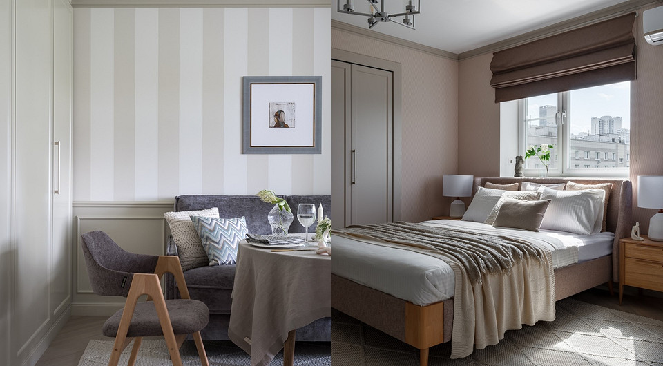 Самая уютная однушка! Как дизайнер оформила функциональный и красивый интерьер на 48 кв. м