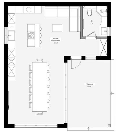 «Беседка» мечты: домик 57 кв. м для совместного отдыха семьи из 10 человек