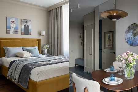 Интерьер эгоиста: квартира 37 кв. м, где хорошо одному