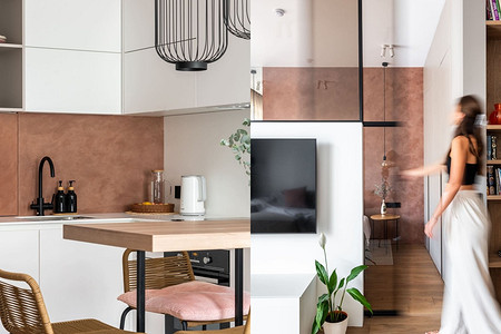 Функциональная однушка 40 кв. м: кухня-ниша вместо гардеробной, гостиная и спальня. Здесь есть все!