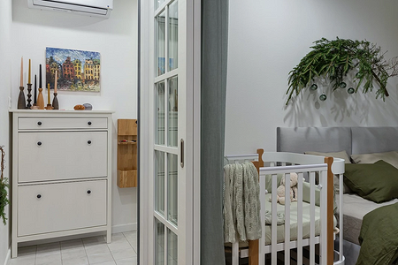 Однокомнатная квартира для семьи с ребенком: идеи обустройства, планировки, примеры проектов (73 фото)