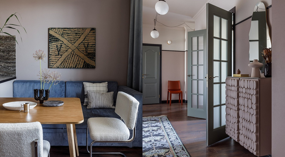 Вы будете в восторге! Цвет, винтаж, переделка мебели и много интересного в квартире дизайнера 82 кв. м Вы будете в восторге! Цвет, винтаж, переделка мебели и много интересного в квартире дизайнера 82 кв. м