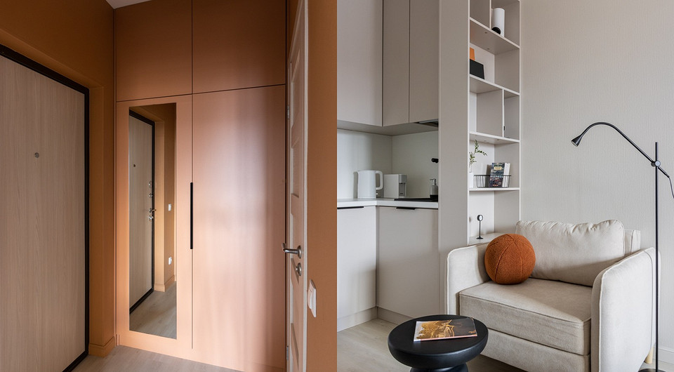 Как на 29 кв. м оформить 6 функциональных зон, включая спальные места для троих? Решение от дизайнера