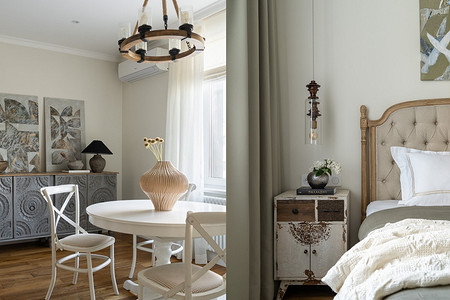 Как создать умиротворяющий интерьер в мегаполисе? Пример квартиры 75 кв. м от дизайнера