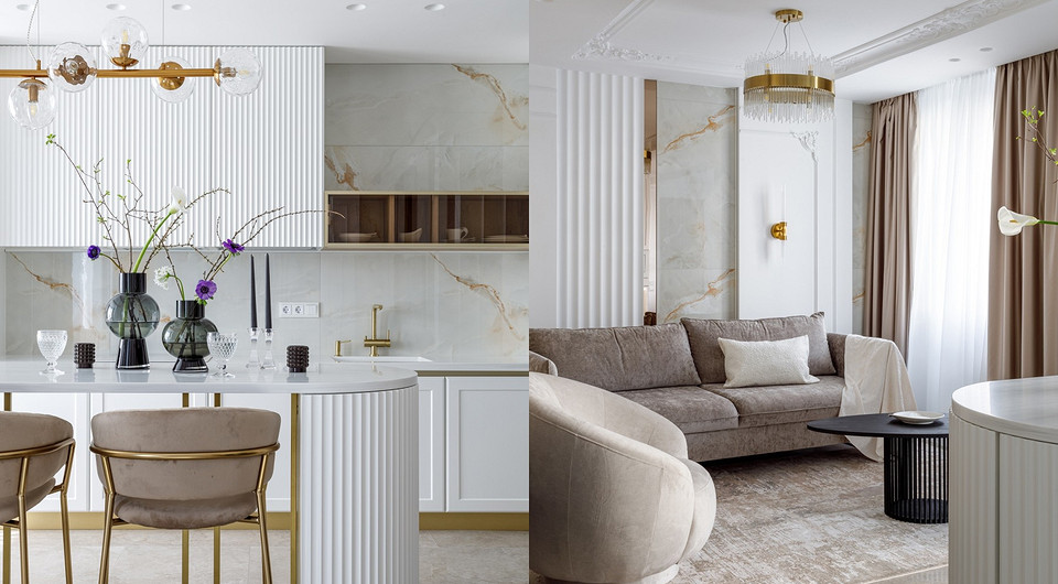 Как в дорогом отеле: квартира 50 кв. м, где роскошно все Как в дорогом отеле: квартира 50 кв. м, где роскошно все