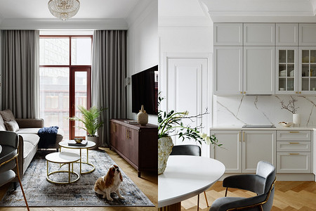 Стиль вне времени: семейная квартира 68 кв. м с потрясающим интерьером