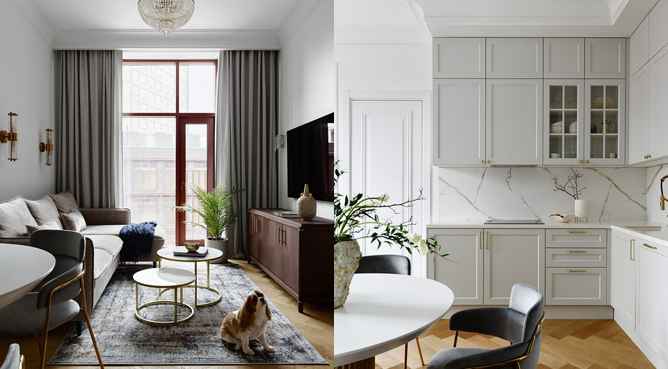 Стиль вне времени: семейная квартира 68 кв. м с потрясающим интерьером