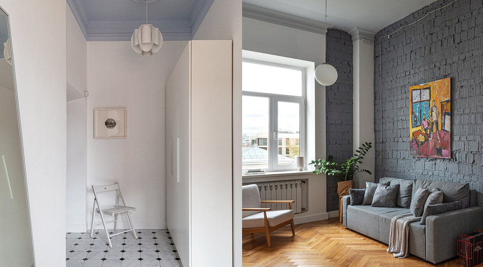 Бывшая коммуналка, фотостудия, а теперь — уютная квартира! Интерьер в доме 1927 года