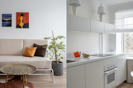 Невероятное до и после! Старая двушка 52 кв. м, которую теперь не узнать (фото вас удивят). Дом 1975 года