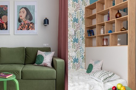 Студия 24 кв. м у моря, где уместили функции двушки: уютная квартира под сдачу в Сочи