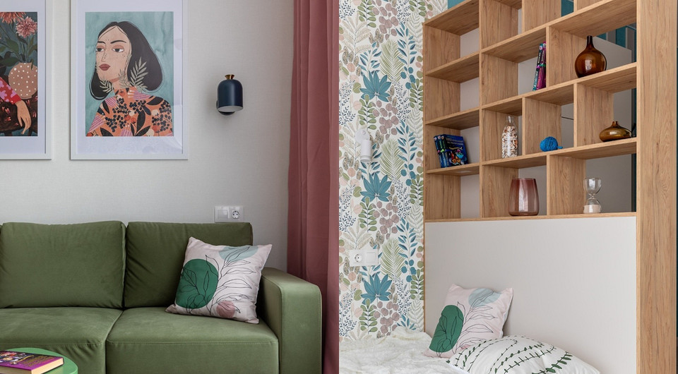 Студия 24 кв. м у моря, где уместили функции двушки: уютная квартира под сдачу в Сочи