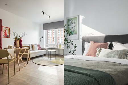 Здесь 43 кв. м, но кажется больше! Уютная квартира с яркими акцентами