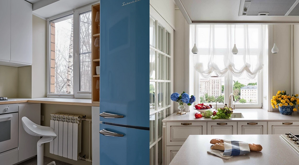 Подоконник-столешница на кухне: варианты применения, 37 фото и советы, как сделать самостоятельно