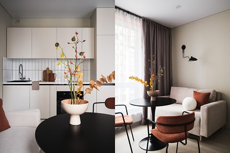 Студия 29 кв. м с функциями двушки: как дизайнер преобразила ремонт от застройщика