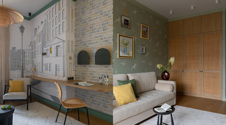 Очень уютный интерьер с красивой отделкой: семейная квартира 72 кв. м у Балтийского моря