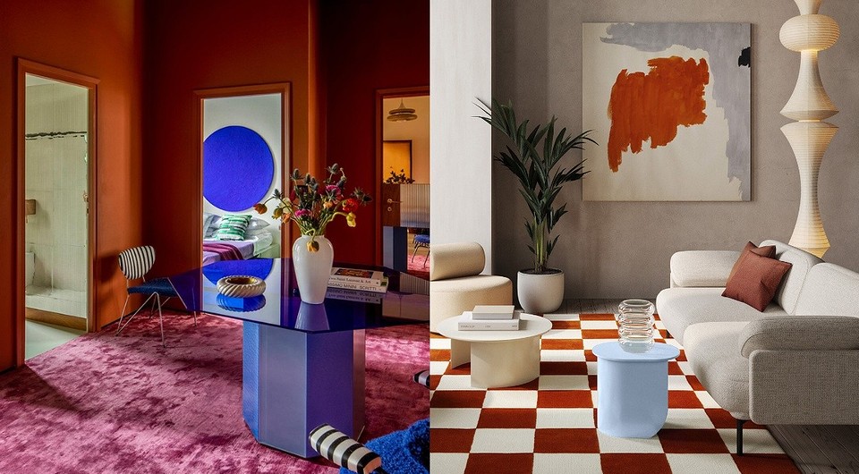 Модные ковры-2024: 7 ярких трендов этого года, применение в интерьере и 92 фотопримера