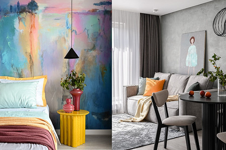 Какой ремонт предложила дизайнер для своей подруги? Семейная квартира 85 кв. м