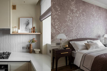 Потрясающий интерьер для мамы: квартира 53 кв. м в доме 1972 года (фото до и после)