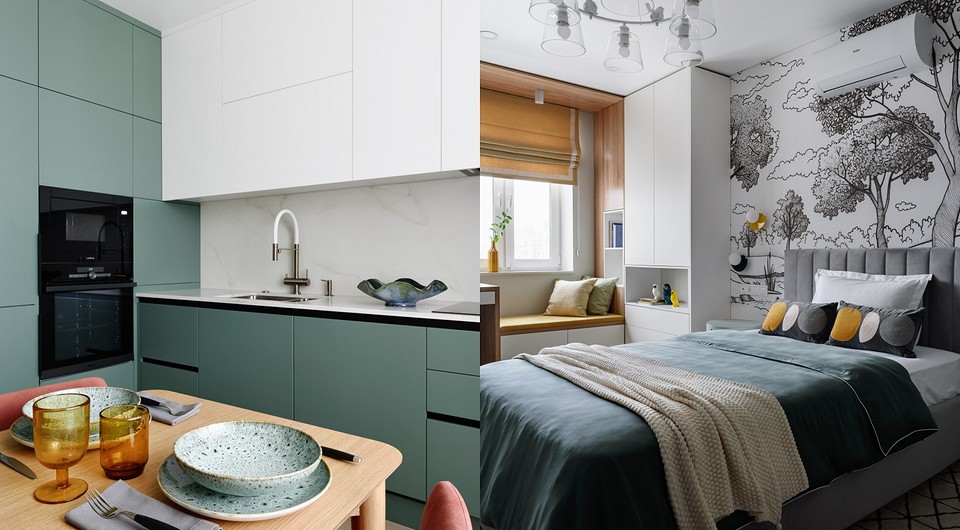 Современная трешка 87 кв. м для четверых: продуманный интерьер с яркими деталями 