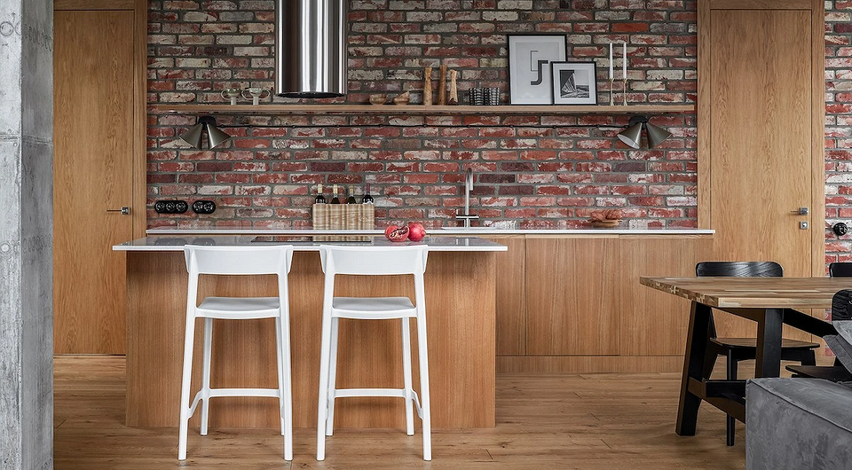 Кухня под дерево: советы по оформлению, идеи для разных стилей и 115 фото