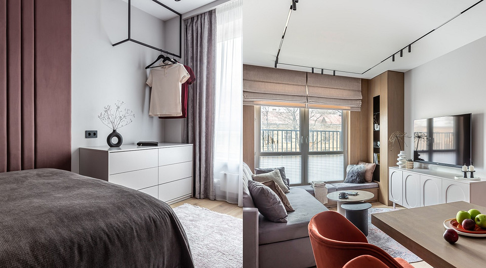 Интерьер сейчас и на будущее: квартира 57 кв. м от родителей сыну 