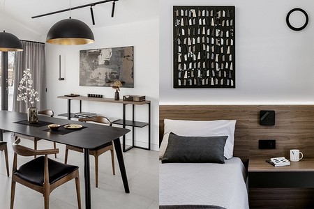 Дом в Белорусской Швейцарии: модернистский интерьер на 130 кв. м