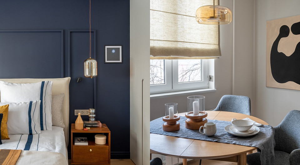 Как дизайнер преобразила устаревшую квартиру 77 кв. м с интерьером 1990-х? Эффектное до и после в панельке для пары молодых врачей 