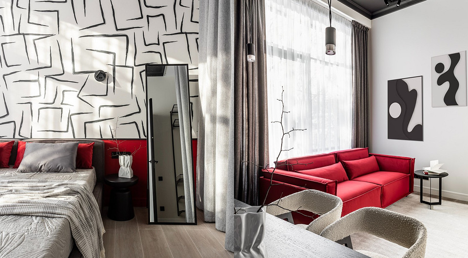 Необычные апартаменты 42 кв. м в доме 1972 года недалеко от Патриарших прудов и ЦДЛ в Москве