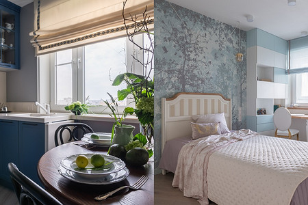 Квартира для жизни! Трешка 87 кв. м в панельке 1989 года для семьи с двумя подростками. Фото до и после