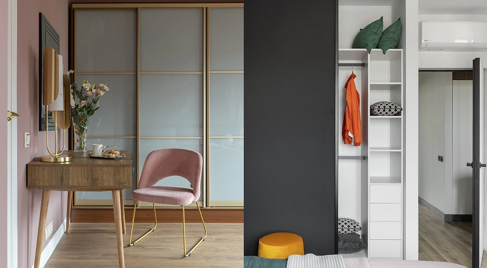 Не верьте, что не модно: 8 красивых шкафов-купе в интерьере