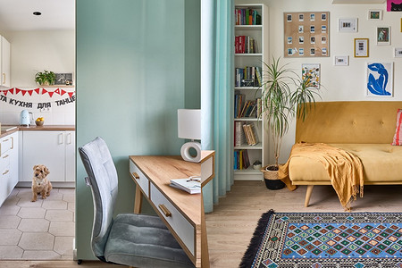 Из типовой однушки — в почти двушку с бюджетным ремонтом: квартира 33 кв. м в доме 1963 года (фото до и после)