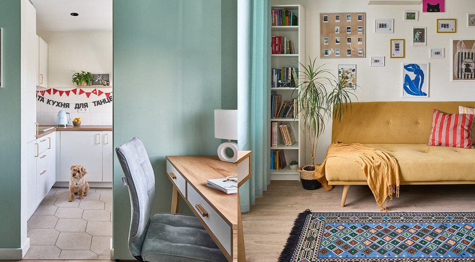 Из типовой однушки — в почти двушку с бюджетным ремонтом: квартира 33 кв. м в доме 1963 года (фото до и после)