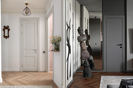 Серые двери: какие бывают, как выбрать и с чем сочетать в интерьере (70 фото)