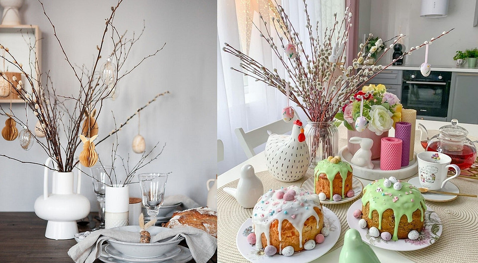 Вдохновляемся: 6 красивых идей для украшения дома и стола на Пасху