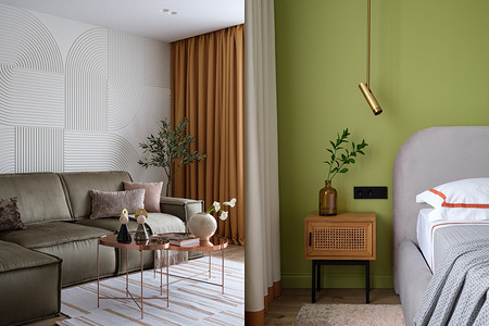 Потрясающе! Как дизайнер переделала старую трешку в доме 1977 года для семейной пары (фото до и после)