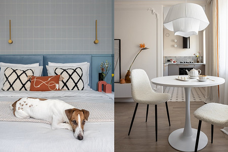 Это фантастика! Дизайнер переделала «убитую» двушку в хрущевке 1961 года. Как выжали максимум из 45 кв.м? Фото до и после