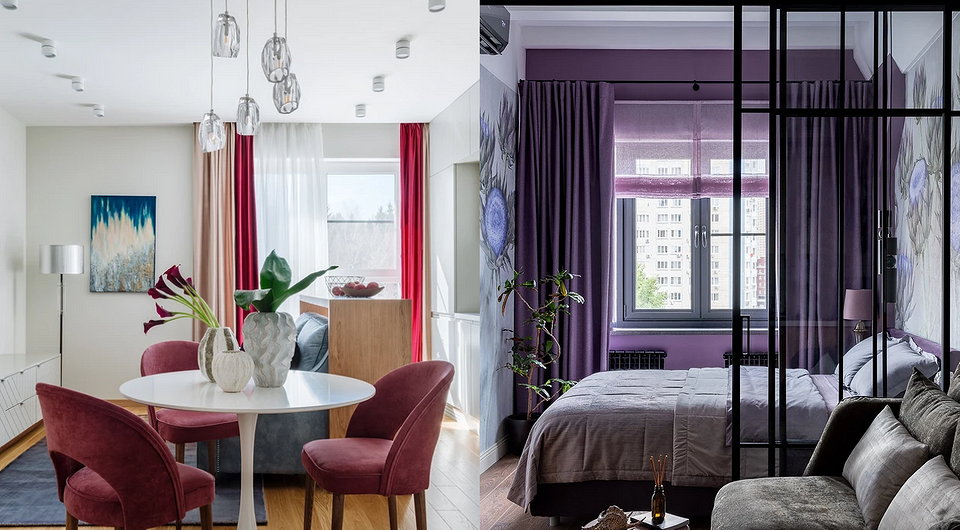 Как дизайнеры комбинируют шторы? 7 модных идей из реальных проектов