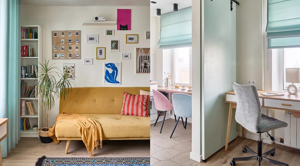 Бирюзовые шторы в интерьере: как использовать и с чем сочетать (86 фото)