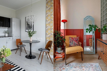 Совсем не «старье»: 6 потрясающих примеров с ретромебелью в интерьере