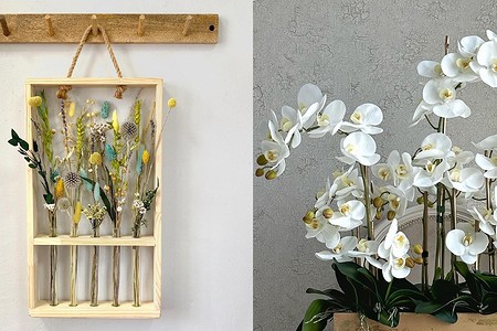 Декор из цветов своими руками: как его сделать и где применять (90 фото)