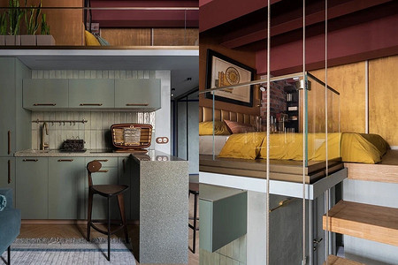 Как оформить маленькую студию 21 кв. м? Потрясающий пример дизайна для активной женщины на пенсии