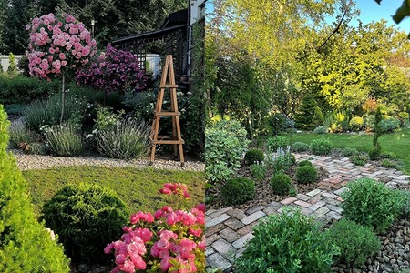 Дорожки на даче своими руками: 7 подходящих материалов, советы, видео и 84 фото