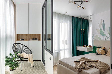 Квартира для мамы и дочери: уютная двушка 59 кв. м с продуманным интерьером и большой лоджией