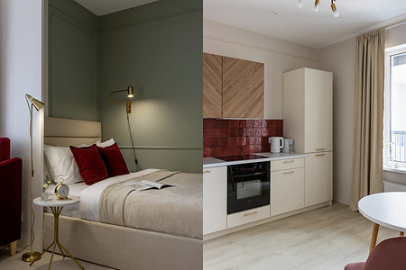 Дизайнер преобразила типовую квартиру с отделкой от застройщика. Функциональная однушка 39 кв. м