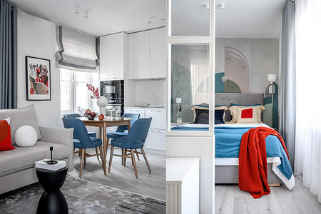 Переделали все и получили очень классный интерьер: маленькая квартира 39 кв. м для женщины в доме 1964 года (фото до и после)